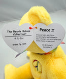 Ty Beanie Baby - Peace II the Teddy Yellow Bear, 30th Anniversary