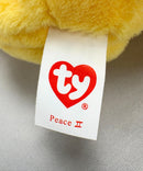 Ty Beanie Baby - Peace II the Teddy Yellow Bear, 30th Anniversary
