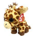 Ty Beanie Baby - Peaches the Giraffe, Glitter Eyes