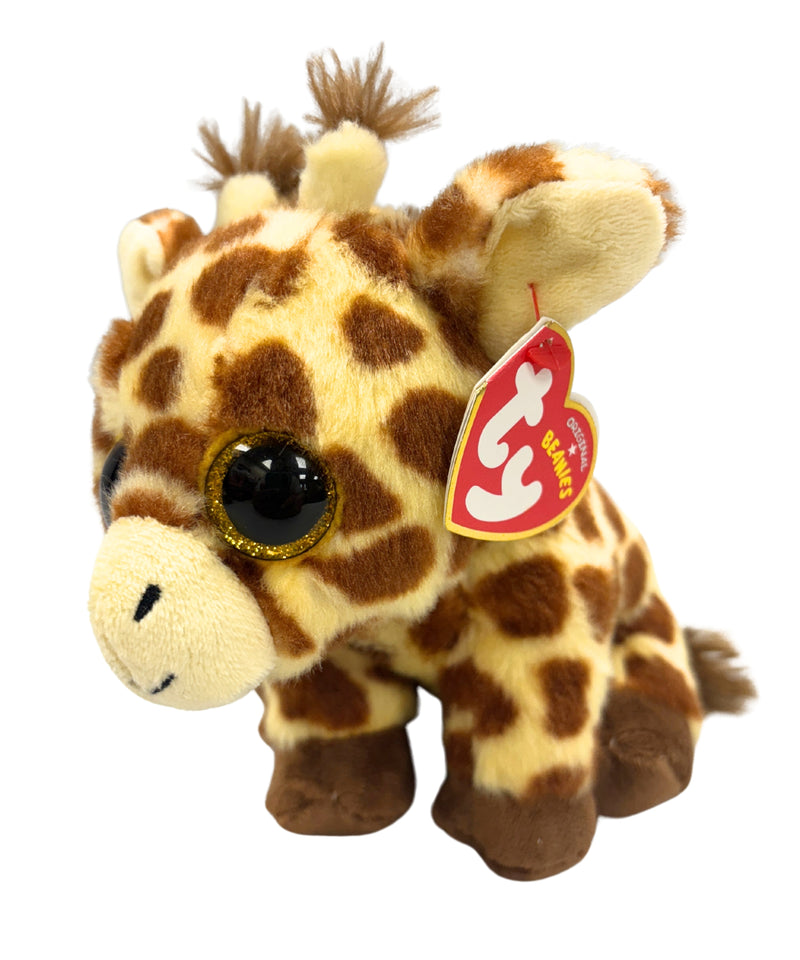 Ty Beanie Baby - Peaches the Giraffe, Glitter Eyes