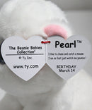 Beanie Babies- Pearl the Persian Cat, Glitter Eyes