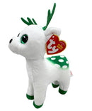 Ty Beanie Baby - Peppermint the Reindeer, Regular, Glitter Eyes