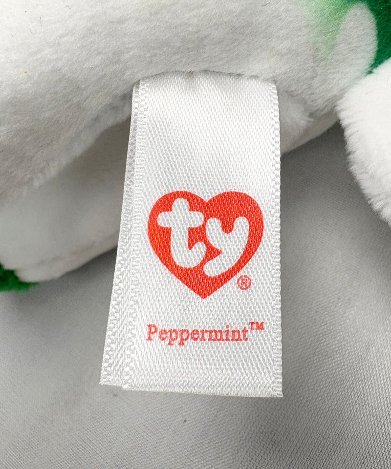 Ty Beanie Baby - Peppermint the Reindeer, Regular, Glitter Eyes