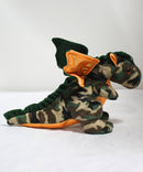 Beanie Babies- Razor the Camo Dragon, Glitter Eyes