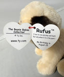 Ty Beanie Baby - Rufus the Pug, (5")