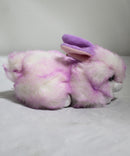 Ty Beanie Baby - Ryley the Fluffy Purple Bunny, Glitter Eyes
