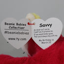 Ty Beanie Baby - Savvy the Fox, 30th Anniversary