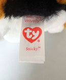 Ty Beanie Baby - Snicky the Brown Dog, (6")
