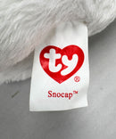 Ty Beanie Baby - Snocap the White Reindeer