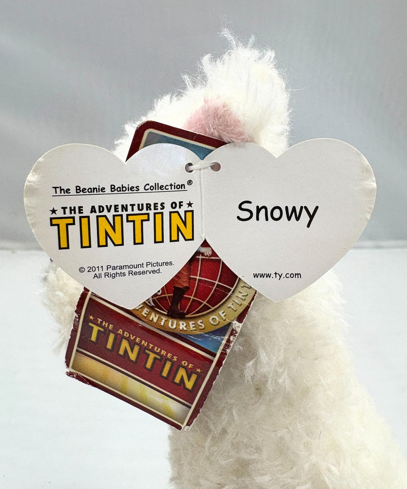 Ty Beanie Baby - Snowy the Dog, Movie - The Adventures of Tintin