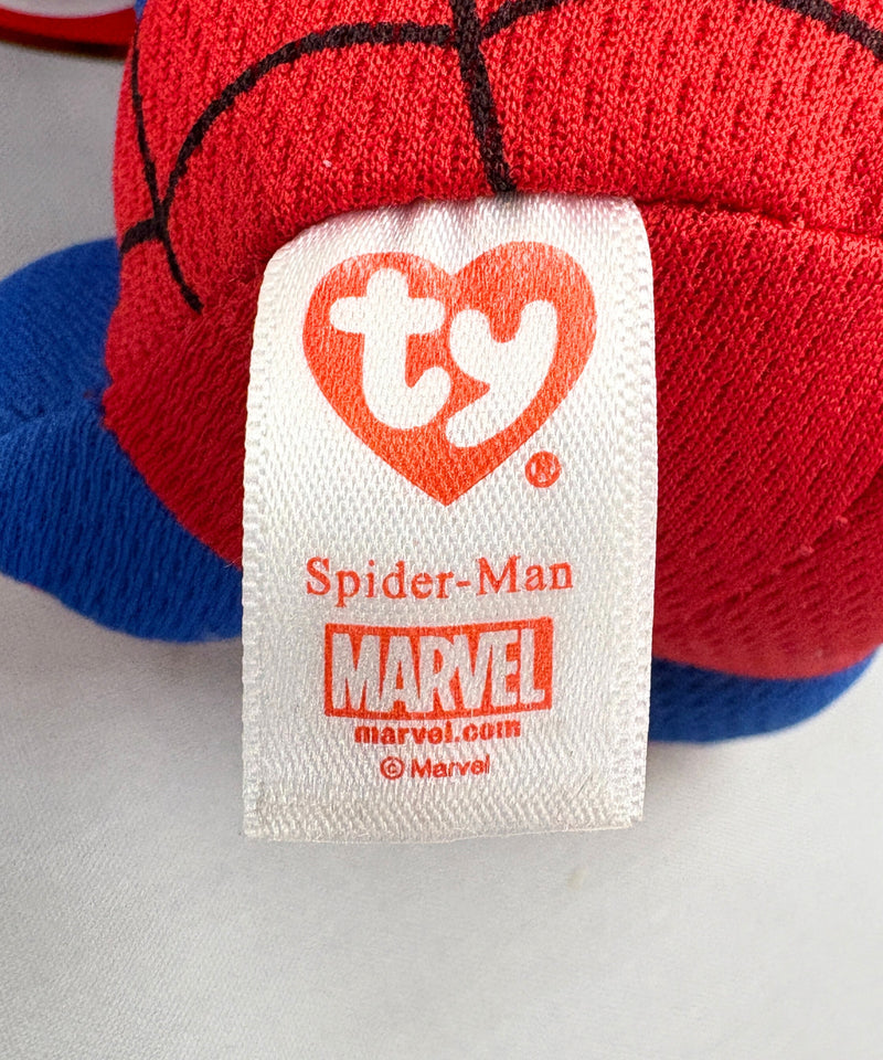 Ty Beanie Baby - Spider-Man the Superhero, Regular, Glitter Eyes, Marvel Beanie