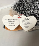 Ty Beanie Baby - Spike the Gray Hedgehog, (3")