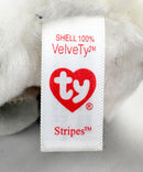 Ty Beanie Baby - Stripes the Zebra, Glitter Eyes