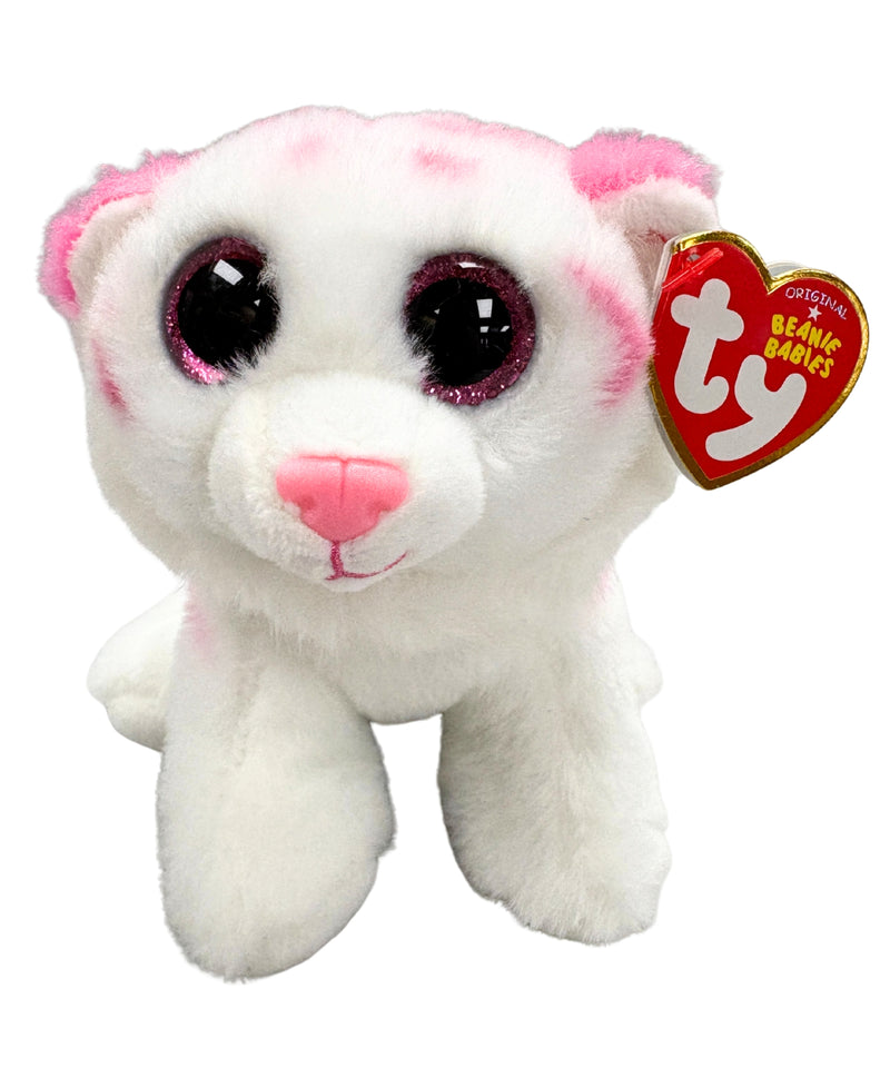 Ty Beanie Baby - Tabor the White 5Tiger, Glitter Eyes