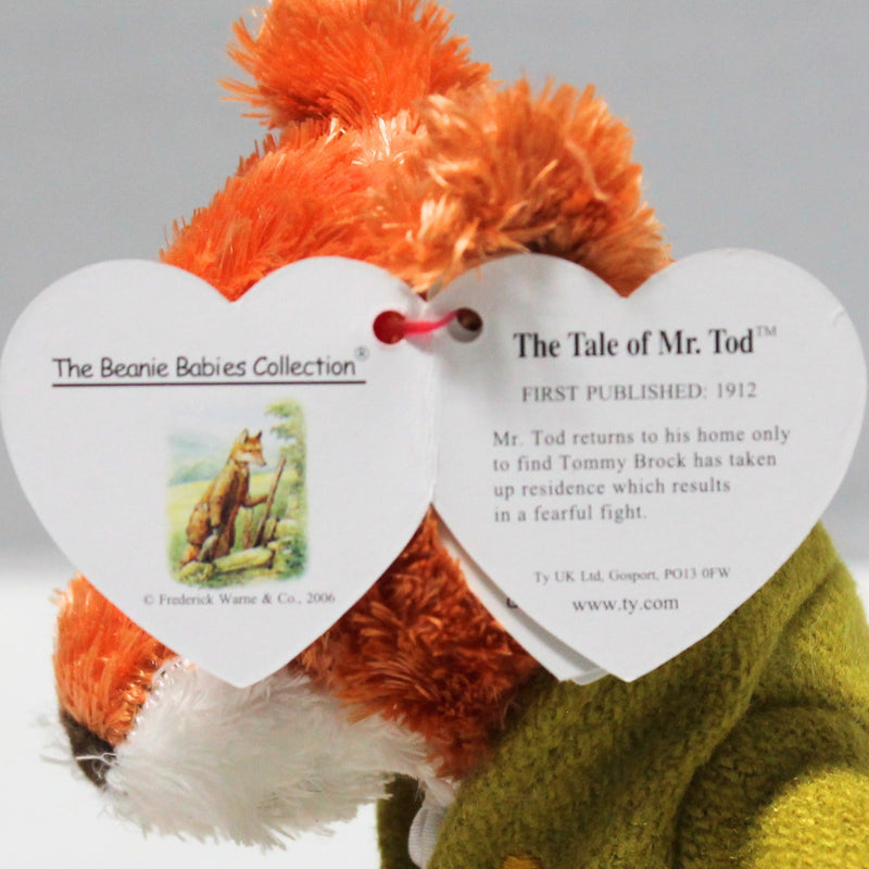 Ty Beanie Baby - The Tale of Mr. Tod, Beatrix Potter