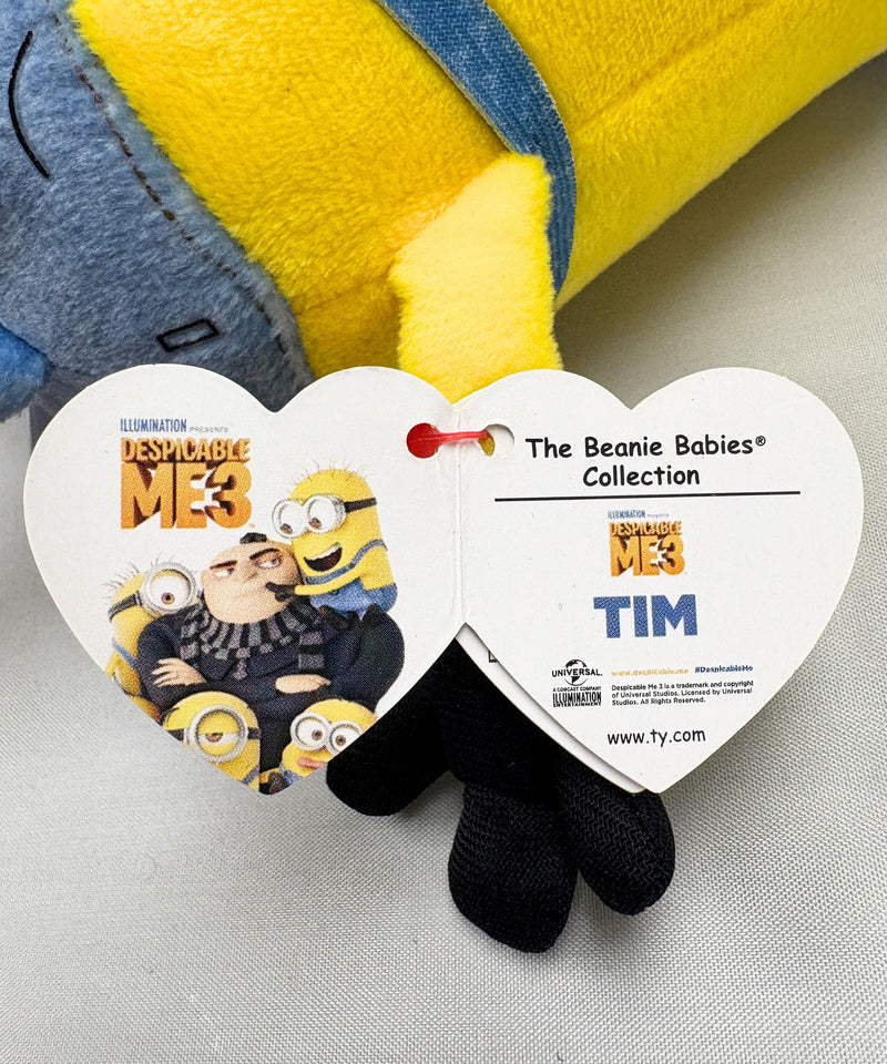 Ty Beanie Baby - Tim the Minion, Regular, Despicable Me 3