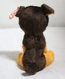 Ty Beanie Baby - Tucker the German Shepherd, Solid Eyes