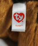 Ty Beanie Baby - Tucker the German Shepherd, Solid Eyes