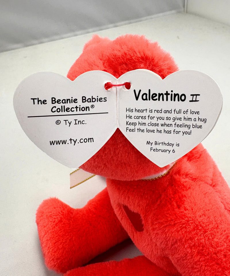 Ty Beanie Baby - Valentino II the Teddy Bear, 30th Anniversary