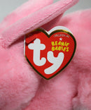 Ty Beanie Baby - Walker the Pink Bunny, Solid Eyes