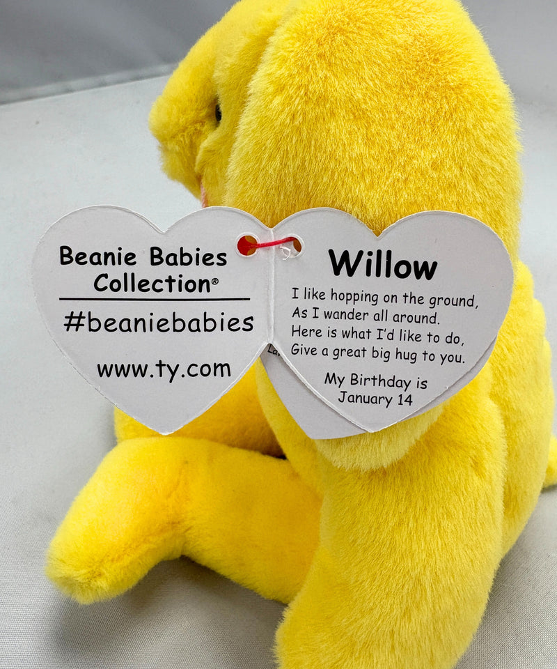 Ty Beanie Baby - Willow the Yellow Bunny, 30th Anniversary