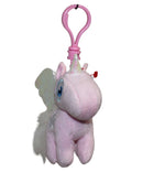Ty Beanie Baby (Plastic Key Clip) - Angel the Unicorn, Moshi Monsters, UK Exclusive