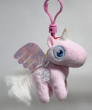 Ty Beanie Baby (Plastic Key Clip) - Angel the Unicorn, Moshi Monsters, UK Exclusive