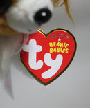 Ty Beanie Baby (Plastic Key Clip) - Barks the Papillon