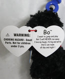 Ty Beanie Baby (Plastic Key Clip) - Bo the Patriotic Portuguese Water Dog