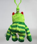 Ty Beanie Baby (Plastic Key Clip) - Brobee the Monster, Yo Gabba Gabba