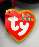Ty Beanie Baby (Plastic Key Clip) - Chill the Penguin, Glitter Eyes, Winter holidays,Christmas