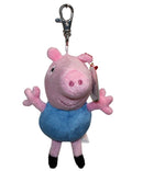 Ty Beanie Baby (Metal Key Clip) - George the Pig, Peppa Pig, UK Exclusive