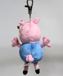 Ty Beanie Baby (Metal Key Clip) - George the Pig, Peppa Pig, UK Exclusive