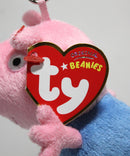 Ty Beanie Baby (Metal Key Clip) - George the Pig, Peppa Pig, UK Exclusive