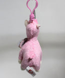 Ty Beanie Baby (Plastic Key Clip) - Lana the Unicorn Llama