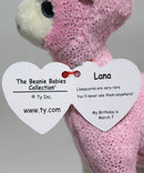 Ty Beanie Baby (Plastic Key Clip) - Lana the Unicorn Llama