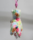 Ty Beanie Baby (Plastic Key Clip) - Lola the Rainbow Llama