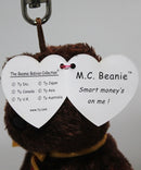 Ty Beanie Baby (Metal Key Clip) - M.C. Beanie, Ty MBNA Exclusive