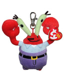 Ty Beanie Baby (Metal Key Clip) - Mr. Krabs - Spongebob