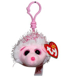 Ty Beanie Baby (Plastic Key Clip) - Mrs. Prickly the Pink Hedgehog