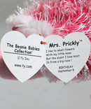 Ty Beanie Baby (Plastic Key Clip) - Mrs. Prickly the Pink Hedgehog