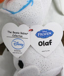 Ty Beanie Baby (Plastic Key Clip) - Olaf the Snowman, Disney's Frozen