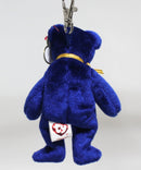 Ty Beanie Baby (Metal Key Clip) - Omnia the Bear, Harrods Exclusive