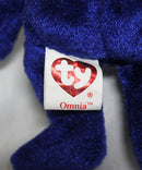 Ty Beanie Baby (Metal Key Clip) - Omnia the Bear, Harrods Exclusive