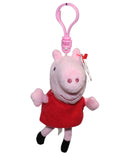 Ty Beanie Baby (Plastic Key Clip) - Peppa Pig