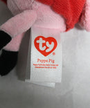 Ty Beanie Baby (Plastic Key Clip) - Peppa Pig
