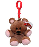 Ty Beanie Baby (Plastic Key Clip) - Pooky the Bear