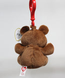 Ty Beanie Baby (Plastic Key Clip) - Pooky the Bear