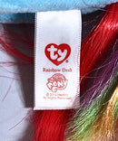 Ty My Little Pony Rainbow Dash Beanie Baby Clip Printed Eyes