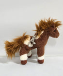 Ty Beanie Baby (Metal Key Clip) - Thunderbolt the Brown & White Horse